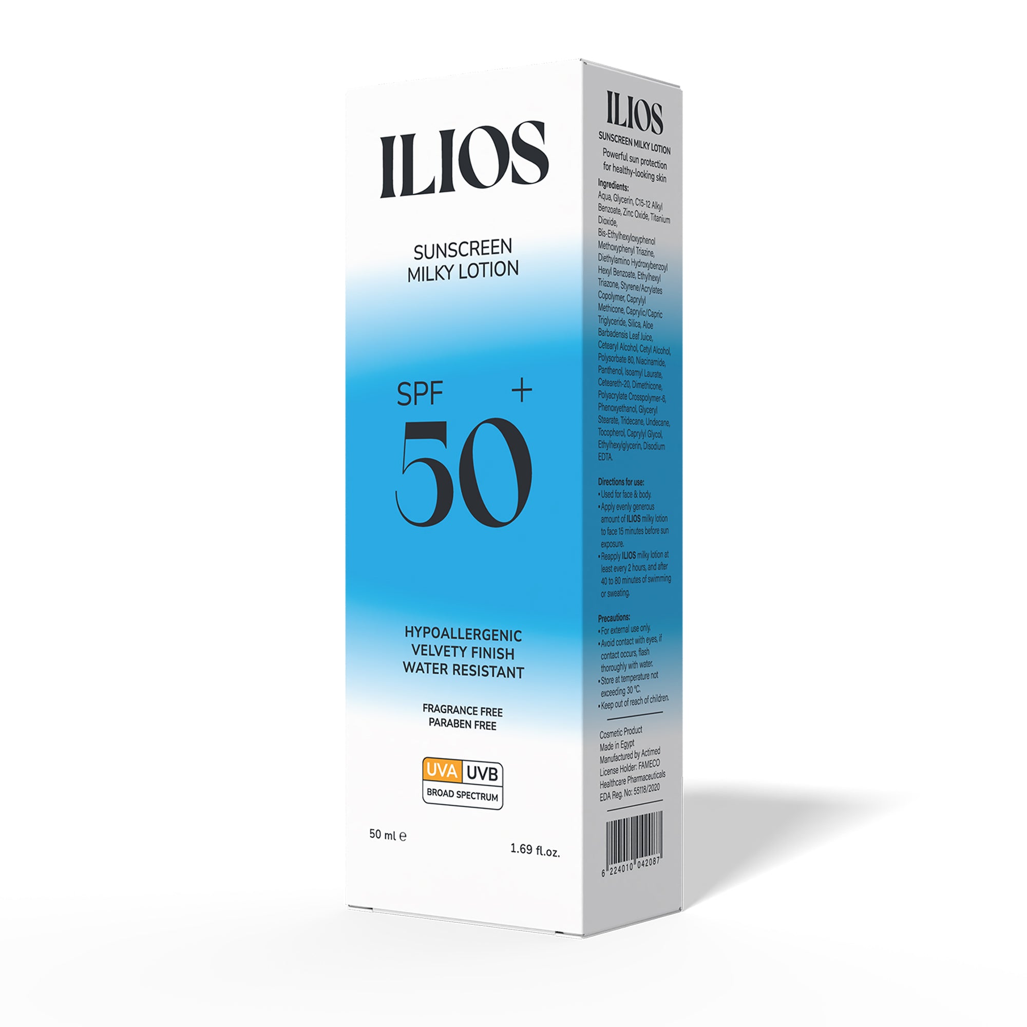 ILIOS Sunscreen Milky Lotion 50 ml